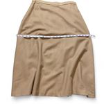 Requirements Vintage Camel Wool Midi Skirt Photo 6