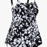 Septangle Women Bathing Suits Paisley Print Two... Photo 7