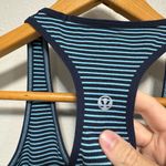 Lululemon  Blue Striped Inkwell Racerback Tank - Size Medium Photo 3