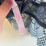 PINK - Victoria's Secret Pink Victoria Secret Push Up Pigeonnant Bra Sz S D-DD THE EYELASH LACE HIGH NECK Photo 3