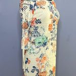 R & K Blue Sheath Dress 3/4 Sleeve Crew Neck Size 4 Photo 5