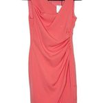 Black Halo NWT  Belted Jackie O Sheath Dress Women's Salmon Size 2 Photo 2