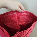 Gap Khakis Pants Hot Coral Broken-In Straight Casual Solid Spring Staple Pink Photo 5