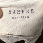 Francesca's Harper Heritage Denim Chambray Stripe Frayed Hem Shirt Dress Size Sm Photo 5