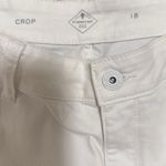st. john's bay St. John’s Bay NWT mid rise crop white jeans plus size 18 detailed scallop Photo 5