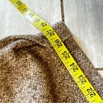 Gerard Darel  Ankle Tan Brown Woven Cuff Zip Clasp Closure Trouser Pants 36 Photo 11