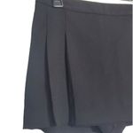 Bongo Black Skort Side Pleats Zippered Back 7 Photo 4