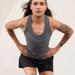 Athleta New  M Momentum Seamless Heather Tank Gray Medium Photo 2