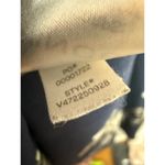 Vince Silk Navy Floral Midi Shirt Dress Sz. XS Photo 6