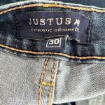 Just USA Women's Distressed Cropped Blue Jeans Photo 7