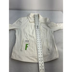 Chico's Womans  Size 0 (xs) White Full Zip Jean Jacket Photo 6