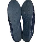 Ballasox Portable Ballet Flats Womens 8 Navy Blue Soft Leather Foldable Shoes Photo 10
