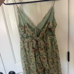 Tilly's Green Floral Sundress Photo 1