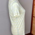 Everlane Organic Cotton Crewneck Tee in Yellow Stripe Small NWT Photo 2