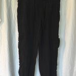 American Eagle  Outfitters Black Cargo Pants Relaxed Fit Size Medium Photo 0