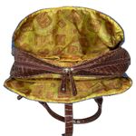 NWOT Samantha Brown Vintage Tweed Tote Blue Carry On Luggage Weekend‎ Bag Photo 9