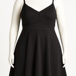 Torrid Dress Mini Scuba Lace Up Fit & Flare Skater Gothic Plus Size Large 0 Photo 0