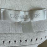 Cushnie et Ochs White Sleeveless Dress Size Large Fit & Flare Knit Midi Designer Photo 10