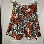 The Limited  Brown-Orange/Grey/Cream Floral Aline Skirt XS Photo 0