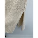 Free People Tank Women Small Knit Sweater Cream Deep V Racerback Tunic On Hold Photo 6