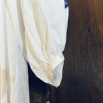 Solitaire  Embroidered floral  Boho peasant Blouse Size Large Photo 6