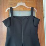 BCBG Maxazria Crop Black MIDI Off the Shoulder Top Size Large Photo 1