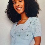 Wild Fable Light Blue Cropped Cardigan Sweater/Shrug, Great Condition, Medium Photo 1