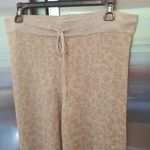 Heartloom 💕💕 Iris Joggers Slim Fit  Fawn Jacquard Leopard Inspired Stitch M NWT Photo 6
