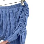 Gaze Blue Waffle Knit Pull On Short Size M New Photo 1