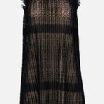 Alexis  - Becca Sleeveless Plisse Lace Minidress, Black Photo 1