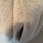 Weatherproof 1/4 Zip Womens L Cozy Pullover Sherpa Type Cream Blue Gray Chevron Photo 3