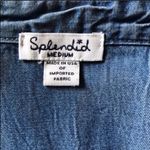 Splendid  Wilder Tencel Indigo Shirt Size M Photo 2