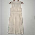 Pact Canopy Linen Blend Button Front Maxi Dress Bone White Size Small NWT Photo 5