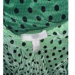 ASOS Design womens size 2 green polka dot plisse mini dress V neck Photo 6