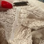 Free People SHAGGY BEAR PULLOVER SONGBIRD CREAM IVORY WHITE SWEATER XS Photo 5