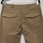 Nili Lotan cotton cropped pants with raw hem Tan Size 6 Photo 3