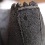 Mango  Womens 7 Gray Suede Block Heel Shoes Photo 7