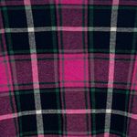 Nicole Miller Women’s Mock Neck Plaid Crop Sweater - Sz. Small- Pink/Black/white Photo 4