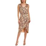 Black Halo Renata Midi Dress size 6 Photo 1