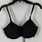 SKIMS  Fits Everybody Lace T Shirt Wing Bra Onyx Underwire Padded Black Size 34D Photo 0