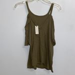 Anthropologie NWT $58 T.La Moss Classic V-Back Pullover Cut-Out Tee XS Photo 3