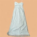 Amsale 100% Silk Empire Waist Maxi Dress Beige Wedding Guest 2 – Quiet Luxury Photo 14