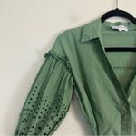 Karina Grimaldi | Graciela Dress in Cucumber Midi Length Size Medium Photo 2