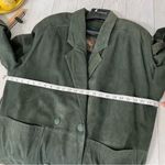 wilson's leather Vintage  Adventure Bound Green Trench Coat Jacket Photo 6