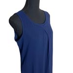 AUW #141  Navy Pleat Front Cocktail Dress Photo 3