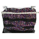 Ruby Rox  Vintage Y2K Dress M Black Multi Sequin Strapless Pleated Fairy Showgirl Photo 6