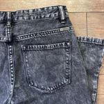 KanCan Rita High Rise Slim Straight Fit Leg Black Acid Wash Distressed Jeans Size 25 Photo 6
