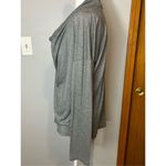 Splendid silver metallic shimmer cowl neck shirt size M BIN J Photo 1