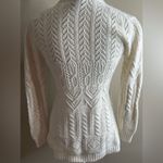Gap Vintage  wool blend open cable knit v neck cardigan medium Photo 11