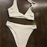H&M Textured White Bikini Set Photo 1